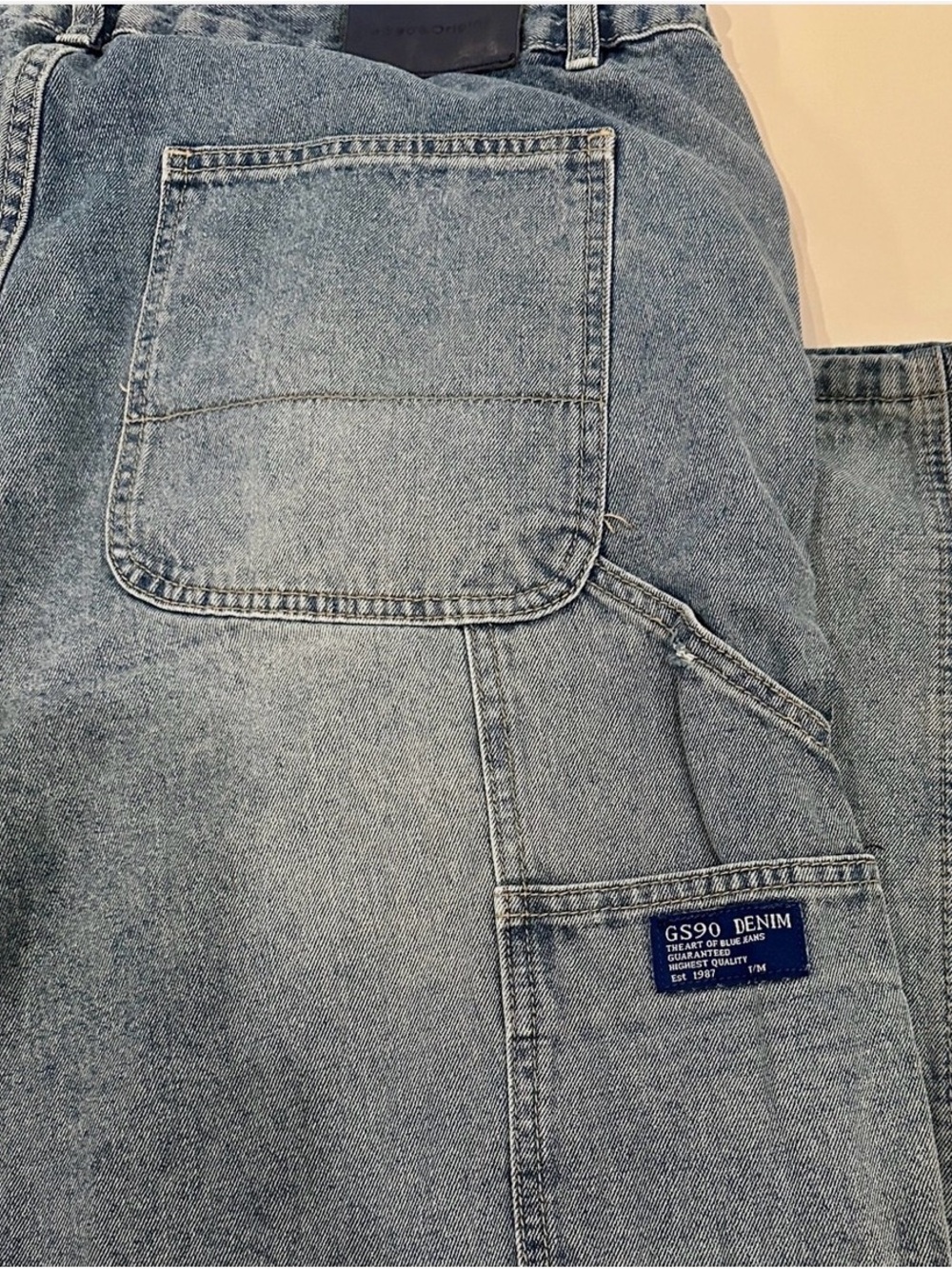 Men's GS90 The Art of Blue Rising Flow Jeans 36x30 - Picture 7 of 7